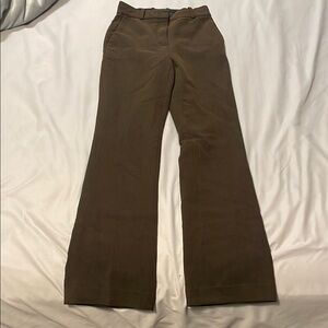 Aritzia Brown Flared Trousers
